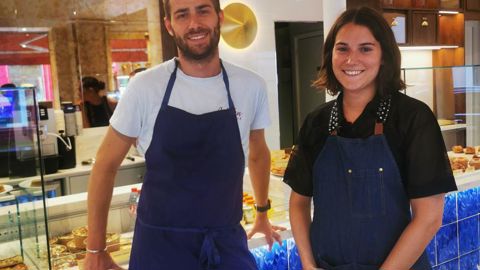 Thomas Padovani et Solenn Le Squer, grands entrepreneurs gourmands. © L. Allafort Thomas Padovani et Solenn Le Squer, grands entrepreneurs gourmands. © L. Allafort